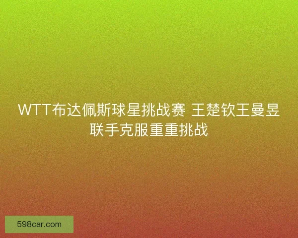 WTT布达佩斯球星挑战赛 王楚钦王曼昱联手克服重重挑战
